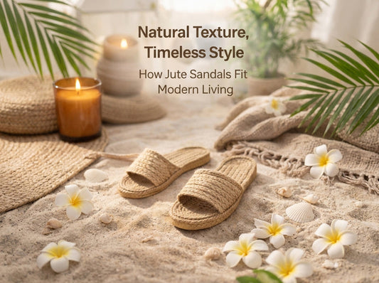 Natural Texture, Timeless Style: How Jute Sandals Fit Modern Living