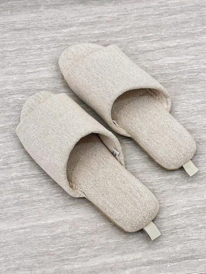Japanese Tatami Slippers, Ultra Cotton Linen Indoor Sandal, Breathable Cotton Linen Soft Soles, Open/closed Toe Sandals, Summer Sandals Home