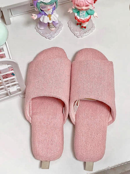 Japanese Tatami Slippers, Ultra Cotton Linen Indoor Sandal, Breathable Cotton Linen Soft Soles, Open/closed Toe Sandals, Summer Sandals Home
