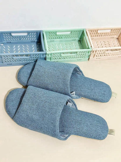 Japanese Tatami Slippers, Ultra Cotton Linen Indoor Sandal, Breathable Cotton Linen Soft Soles, Open/closed Toe Sandals, Summer Sandals Home