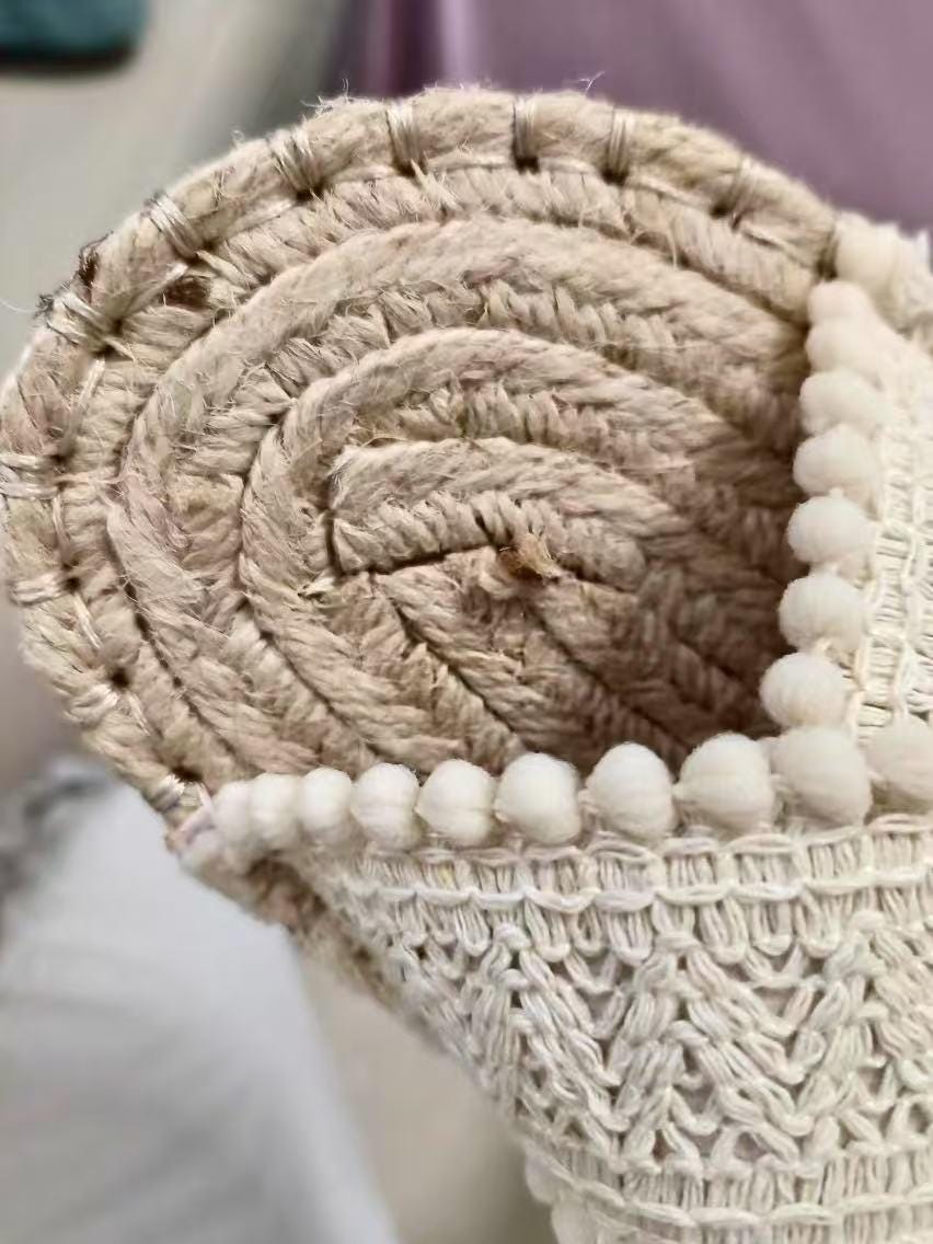 Japanese Tatami Unisex Pu Sandals, Rattan Flip Flops, Bohemian Beach Slides, Comfortable Flat Sole Summer Sandals, Grounding Footed Slippers